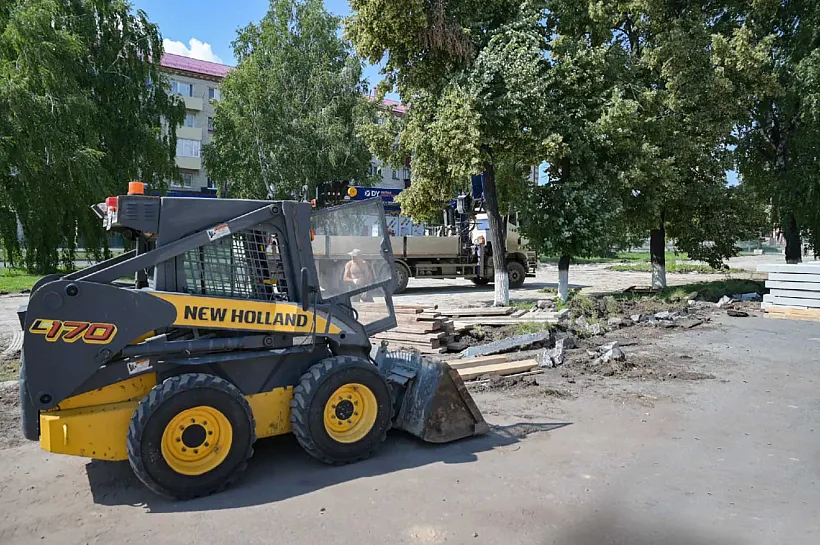 В&nbsp;Заводоуковске Тюменской области приступили к&nbsp;благоустройству площади
