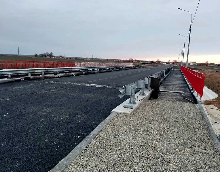В&nbsp;селе Рагули на&nbsp;Ставрополье завершают реконструкцию моста