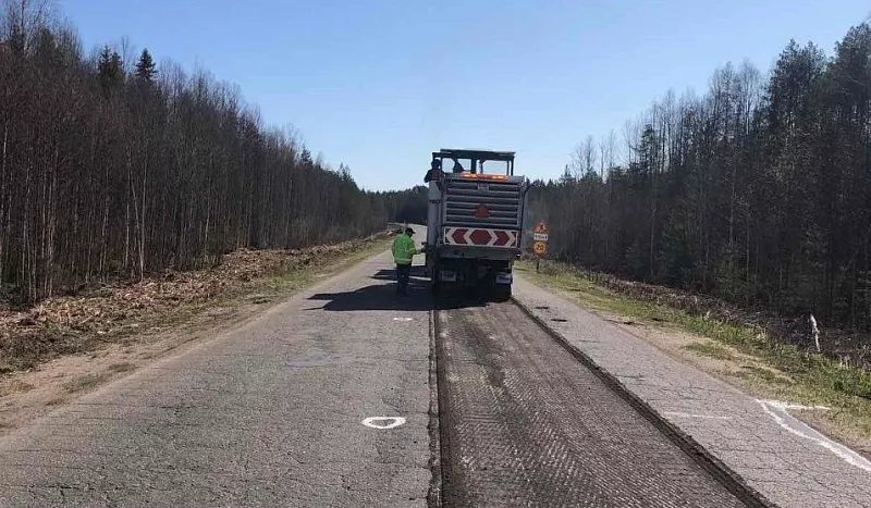 В&nbsp;Архангельской области продолжается ремонт трассы