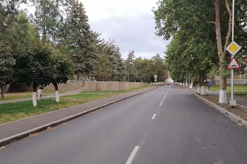 В&nbsp;Солнечнодольске на&nbsp;Ставрополье завершили ремонт центральной дороги