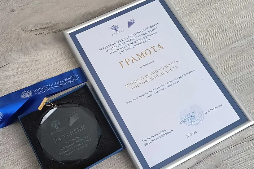Минкультуры Ростовской области наградили за&nbsp;развитие модельных библиотек