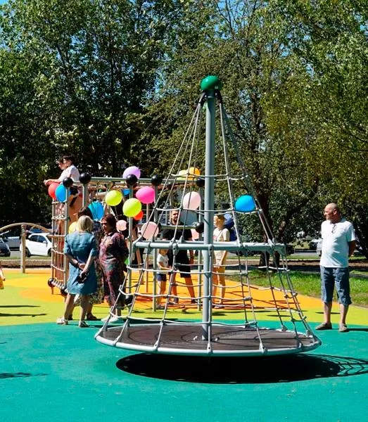 В&nbsp;Приморском районе Петербурга обустроили новую детскую площадку