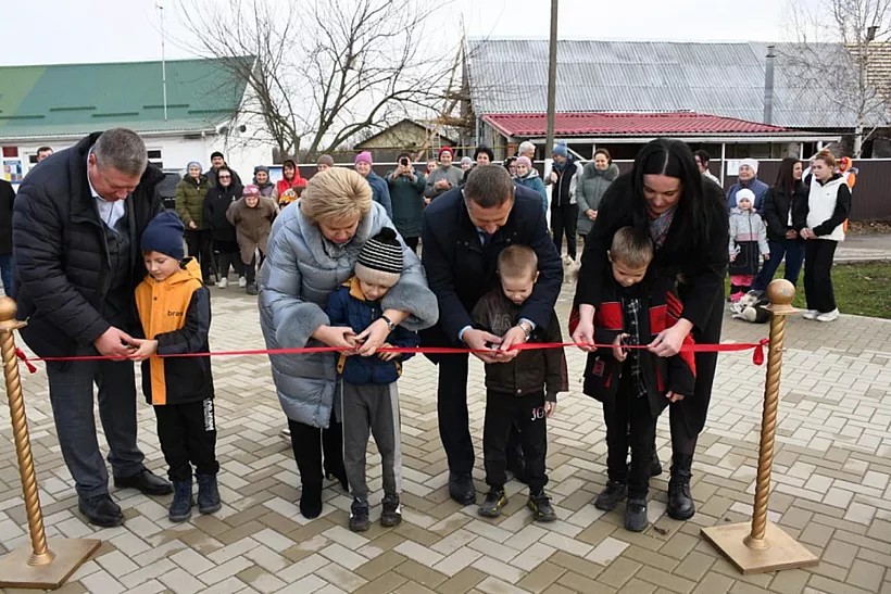 На&nbsp;Кубани в&nbsp;поселке Новом благоустроили общественную территорию