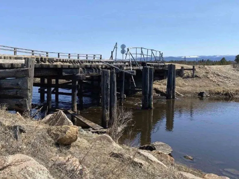 В&nbsp;Республике Бурятии реконструируют мост через реку Шанталык