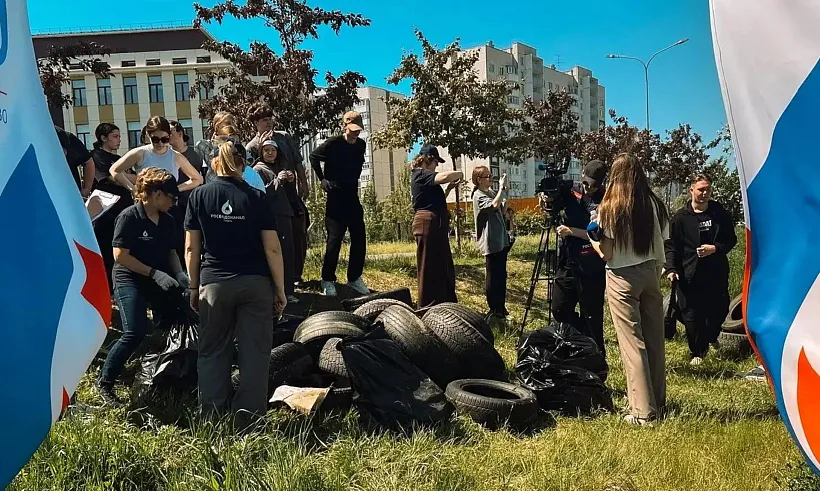 В&nbsp;Тюмени привели в&nbsp;порядок прибрежную территорию рядом со&nbsp;школой