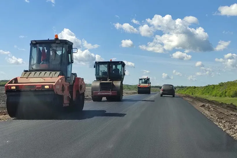 Ремонт дороги Кошки&nbsp;&mdash; граница с&nbsp;Татарстаном проходит в&nbsp;Самарской области