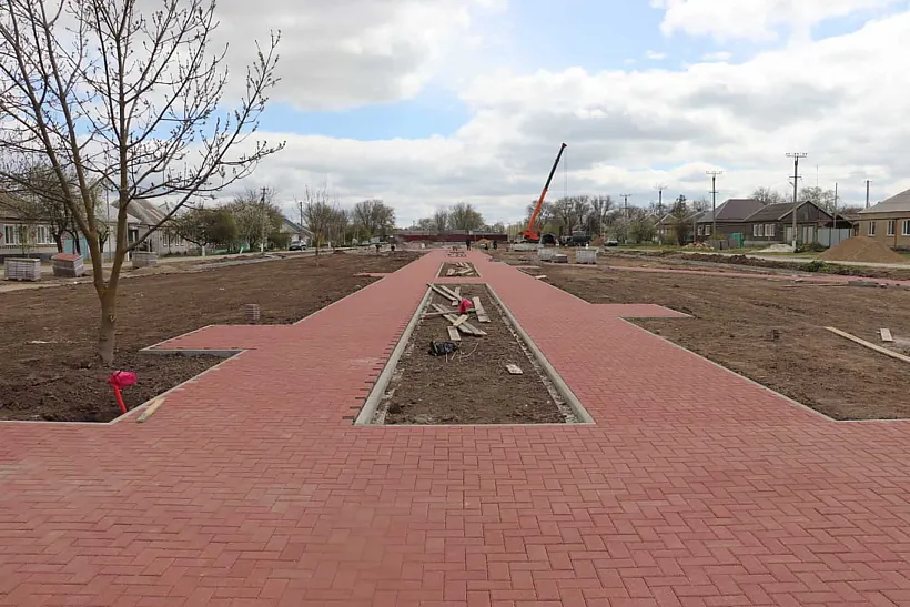 В&nbsp;селе Журавском на&nbsp;Ставрополье обустраивают парковую зону
