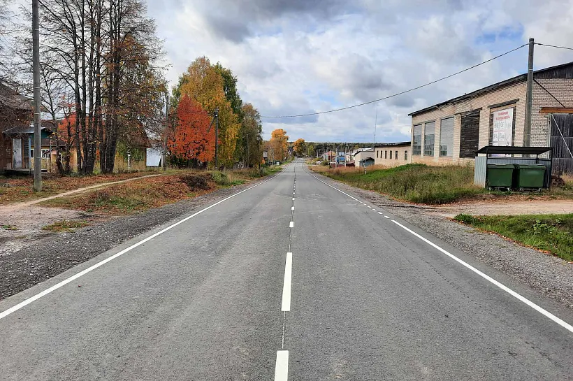 В&nbsp;Вологодской области отремонтировали проезд по&nbsp;селу Миньково