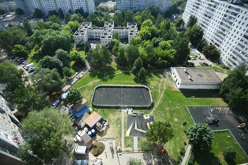 В&nbsp;Выборгском районе Петербурга открыли новую спортплощадку