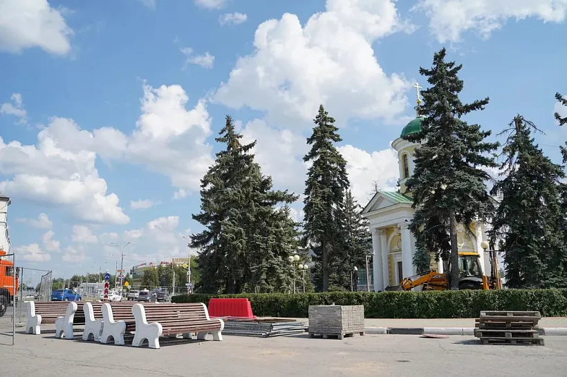 В&nbsp;Дзержинске Нижегородской области благоустраивают Свадебную площадь