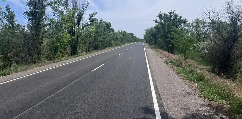 В&nbsp;Джанкойском районе Крыма завершается ремонт дороги до&nbsp;села Мартыновка