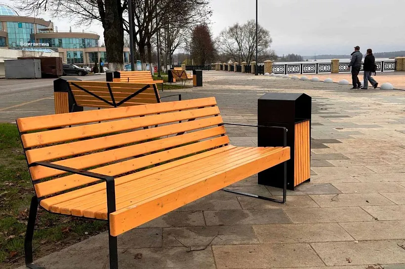 В&nbsp;городе Людиново Калужской области завершают обустройство набережной