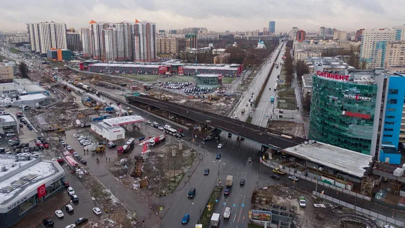 В&nbsp;Московском районе Санкт-Петербурга идет строительство развязки