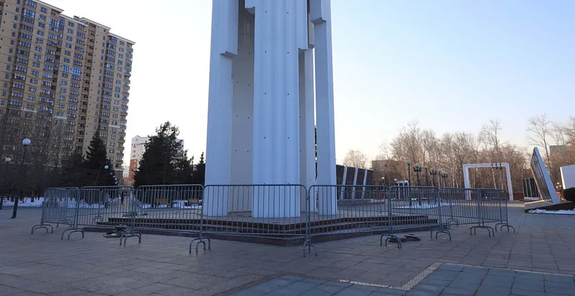 В&nbsp;Тюмени приступили к&nbsp;благоустройству площади Памяти