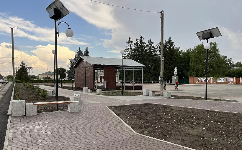 В&nbsp;пензенском селе Малая Сердоба обновили парковую зону