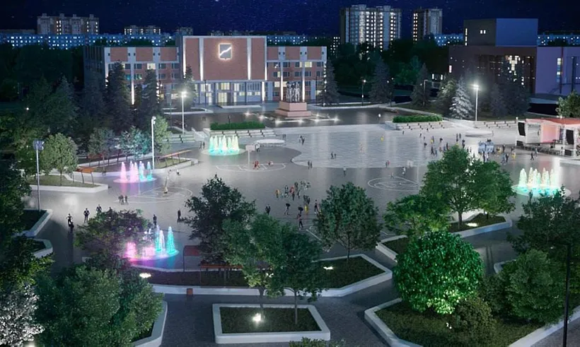 В&nbsp;подмосковном Орехово-Зуеве к&nbsp;осени обновят Октябрьскую площадь