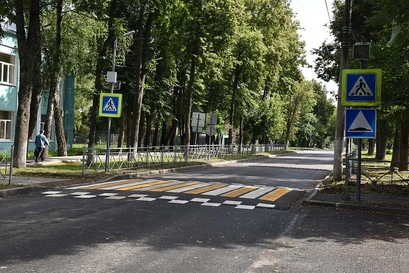 В&nbsp;Щекине Тульской области улучшили участок улицы Школьной