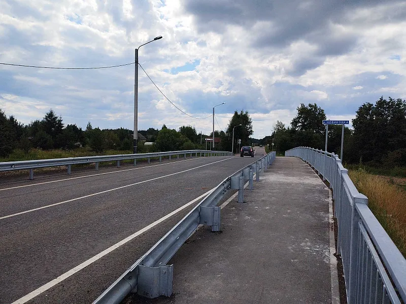 В&nbsp;Пермском крае завершают реконструкцию моста через реку Новиковку