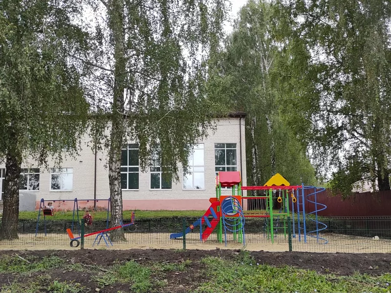 В&nbsp;деревне Черкасской Орловской области появилась новая детская площадка