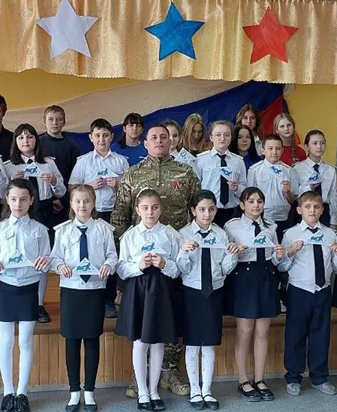 Для&nbsp;школьников села Илек-Кошары Белгородской области провели урок мужества
