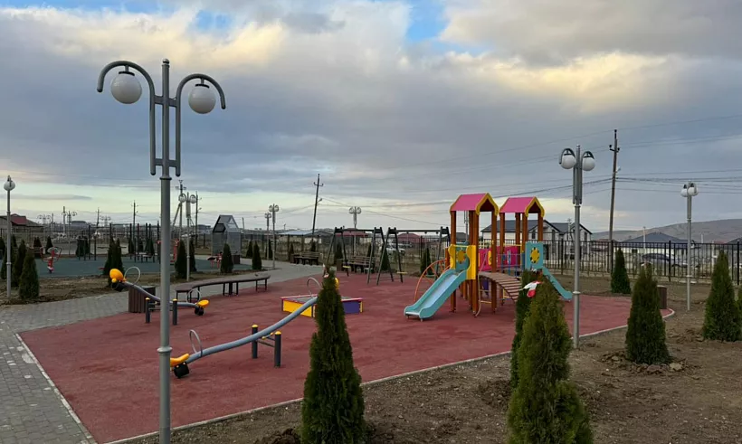 Деревья высадили в&nbsp;парке дагестанского села Нижнее Казанище