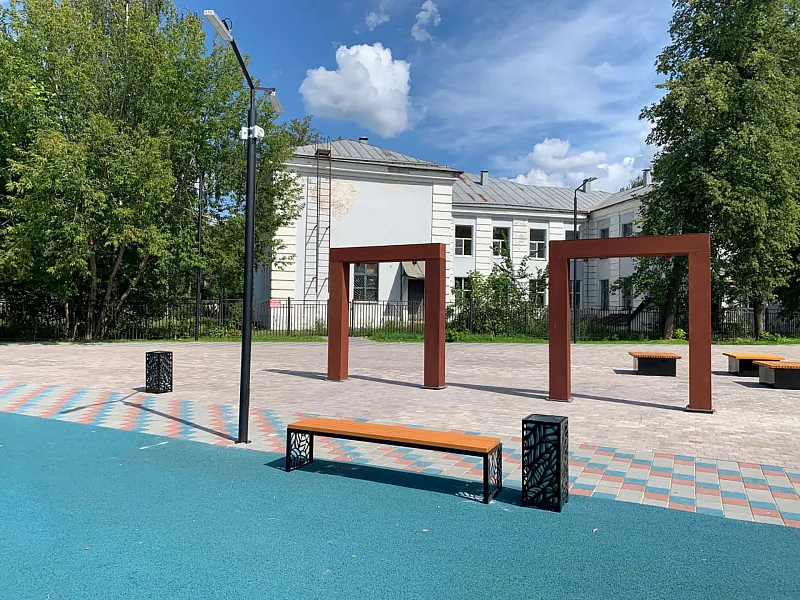 В&nbsp;Выксе Нижегородской области создали новую досуговую площадку