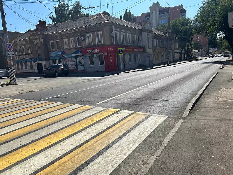 В&nbsp;Энгельсе Саратовской области отремонтировали дорогу по&nbsp;улице Горького