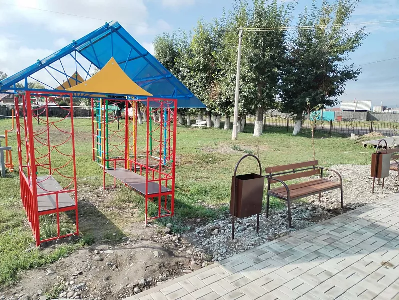 В&nbsp;хакасском селе Аскиз благоустроили две общественные территории