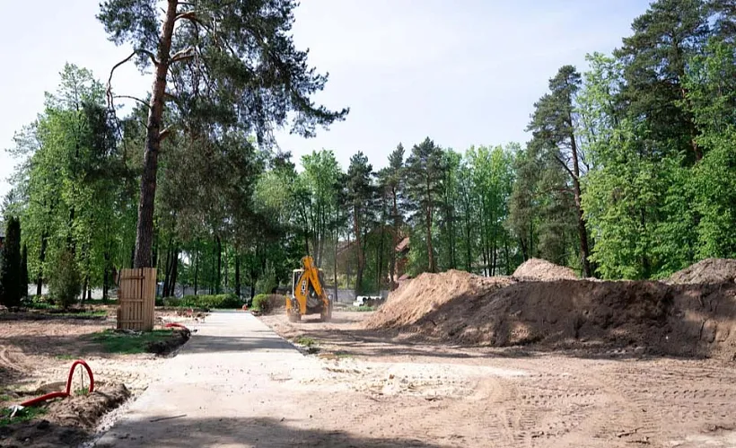 В&nbsp;подмосковном поселке Малаховка благоустраивают Летний парк