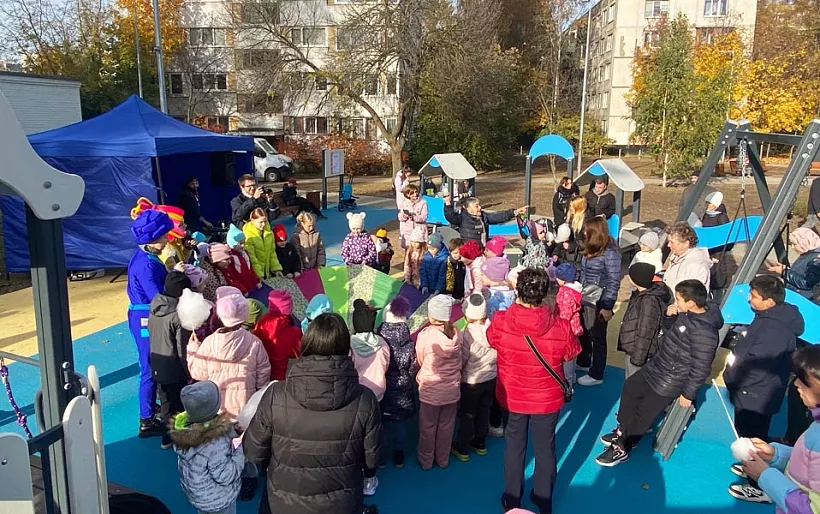 В&nbsp;петербургском округе Ульянка открыли новое общественное пространство