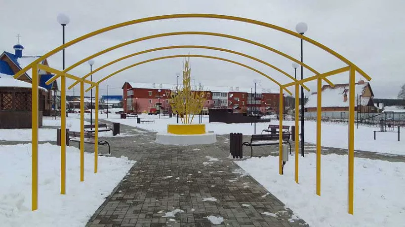 В&nbsp;свердловском селе Криулино благоустроили общественную территорию
