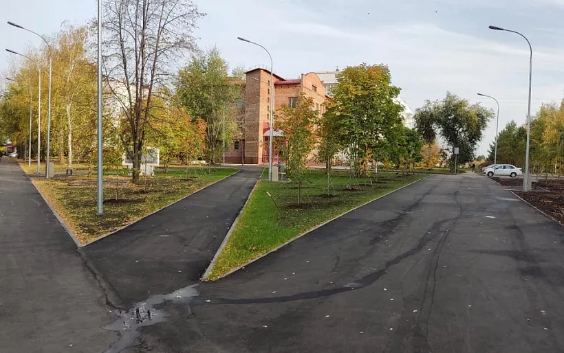 В&nbsp;городе Отрадном Самарской области обновили сквер у&nbsp;налоговой